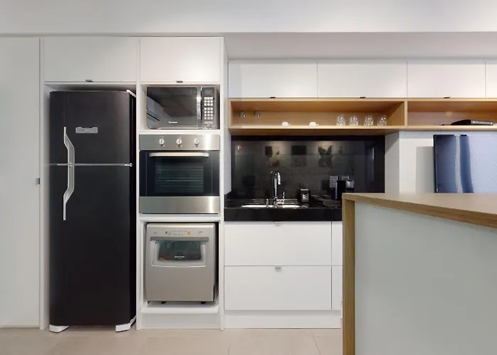 Apartment Charlie Em Poa - Moderno Com Coworking E Lavanderia