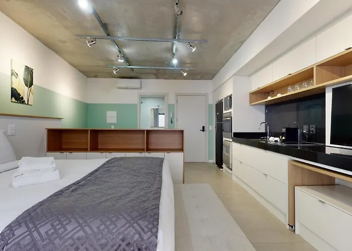Apartment Charlie Em Poa - Moderno Com Coworking E Lavanderia *