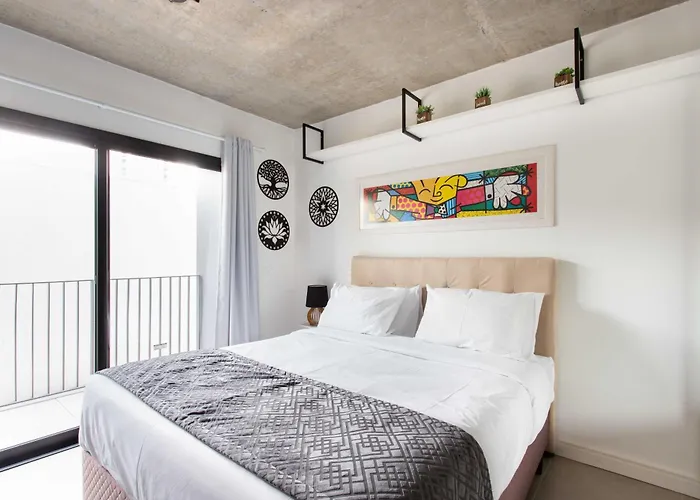 Apartment Charlie Em Poa - Moderno Com Coworking E Lavanderia