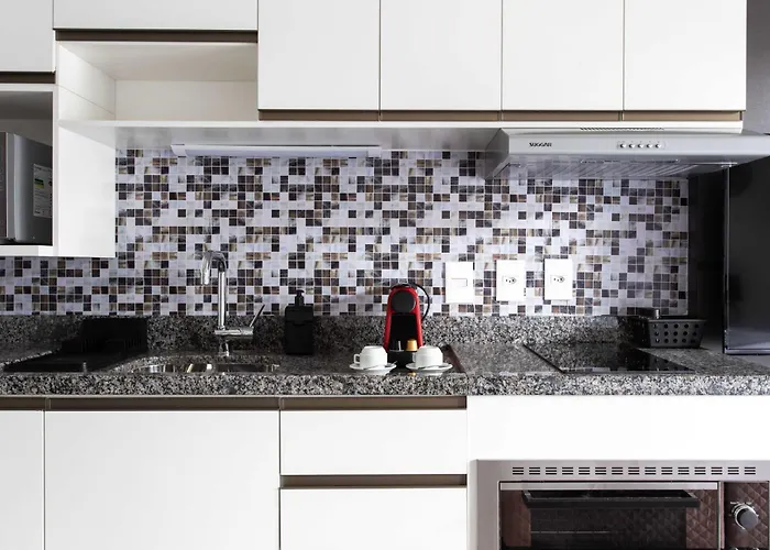 Apartment Charlie Em Poa - Moderno Com Coworking E Lavanderia *